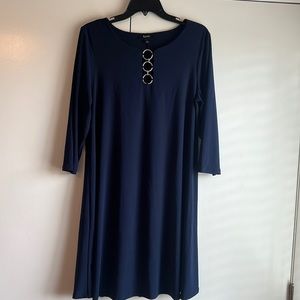MSK navy dress size L